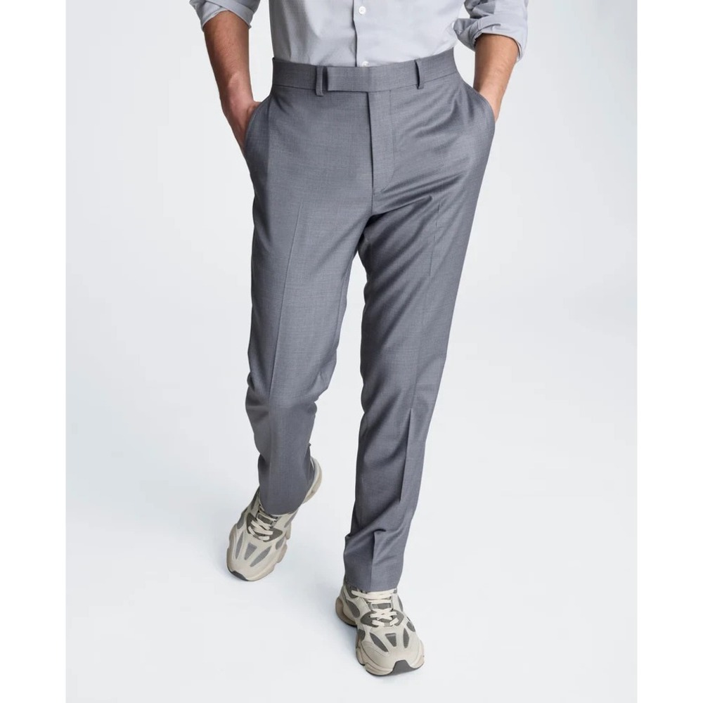 Kenneth‎ Cole Reaction Mens Slim Fit Suit Pants Light Grey 36W 29L